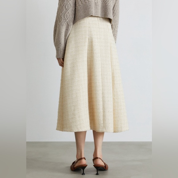 NWT JNFR Tweed Midi Skirt - Picture 2 of 4